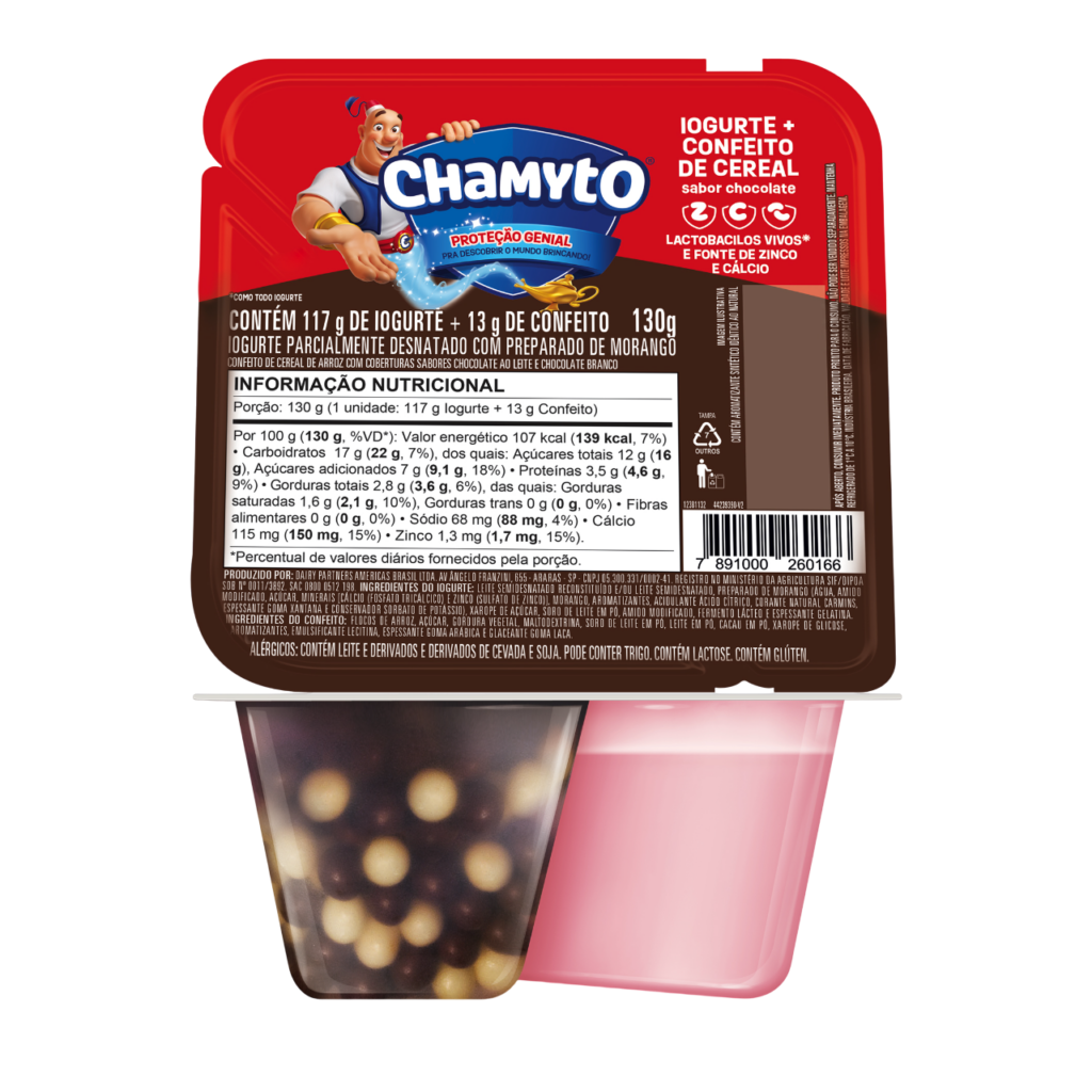 Chamyto 1+1 Morango e Cereal de chocolate 130g